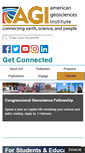 Mobile Screenshot of americangeosciences.org